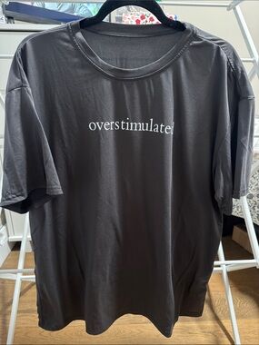 Oversaturated Graphic Tee - Black Men's T-Shirt